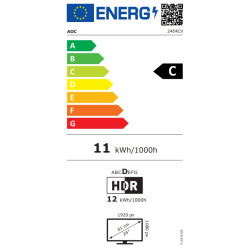 24'' LED AOC 24E4CV