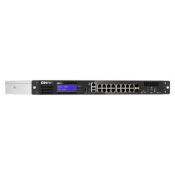 QNAP riadený switch QGD-1600-4G (16x GbE, 4core CPU, 4GB RAM, 2x 2,5'' SATA, 2x PCIe, 1x HDMI, 3x USB)