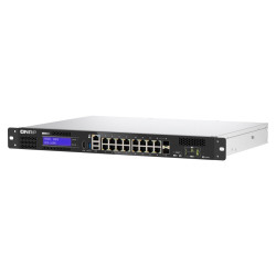 QNAP riadený switch QGD-1600-4G (16x GbE, 4core CPU, 4GB RAM, 2x 2,5'' SATA, 2x PCIe, 1x HDMI, 3x USB)