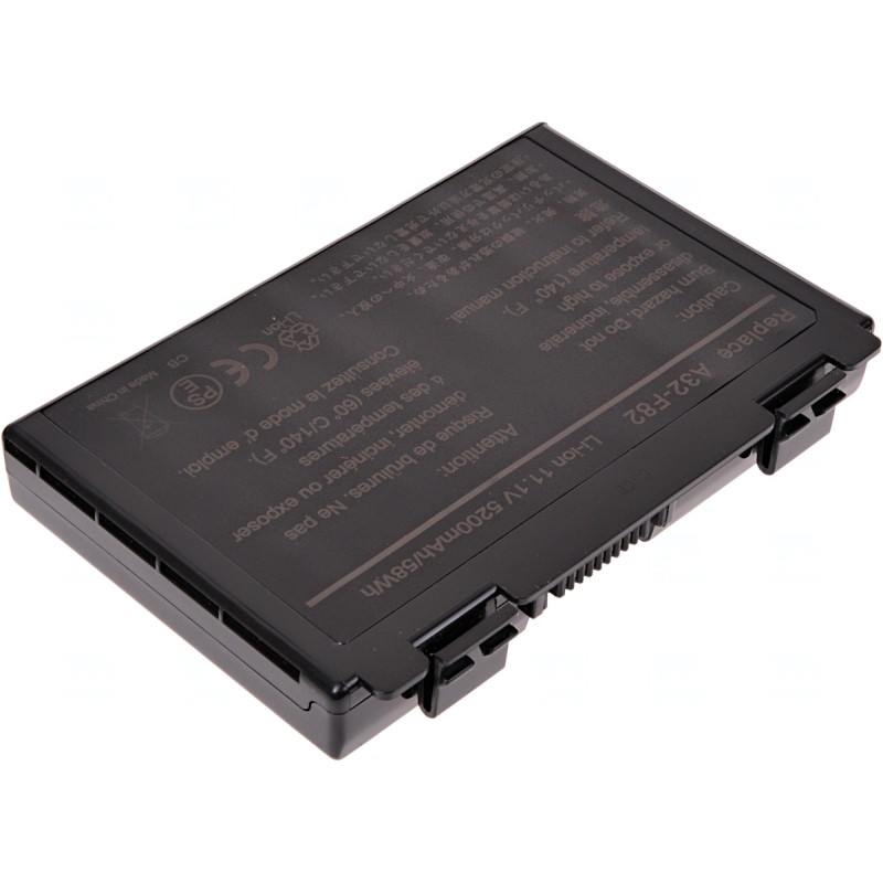 Batérie T6 Power pre Asus K40, K41, K50, K51, K60, K61, K70, F52, F82, X5D, 5200mAh, 58Wh, 6cell