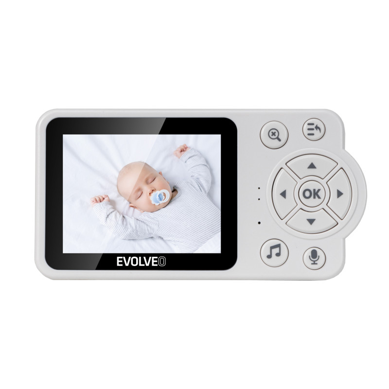 EVOLVEO Baby Monitor N3, detská videoopatrovateľka, modrá