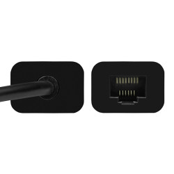 AXAGON ADE-SRC, USB-C 3.2 Gen 1 - Gigabit Ethernet sieťová karta, auto inštal, čierna
