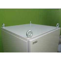 OEM - 19'' vonkajší rozvádzač IP55 30U/600mm plech.dvere, 3-bod.zámok