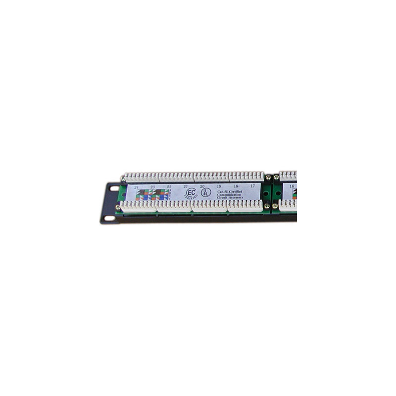 DATACOM Patch panel 24x RJ-45, Cat5e UTP, 1U, 19'' LSA