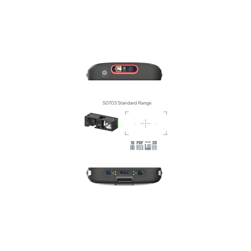Honeywell CT70: WIFI7/6E, 8GB/128GB, Standard Range Engine-Red Laser, Wireless Battery, GMS