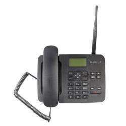 ALIGATOR T100 Stolný telefón na simkartu Black