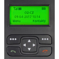 ALIGATOR T100 Stolný telefón na simkartu Black