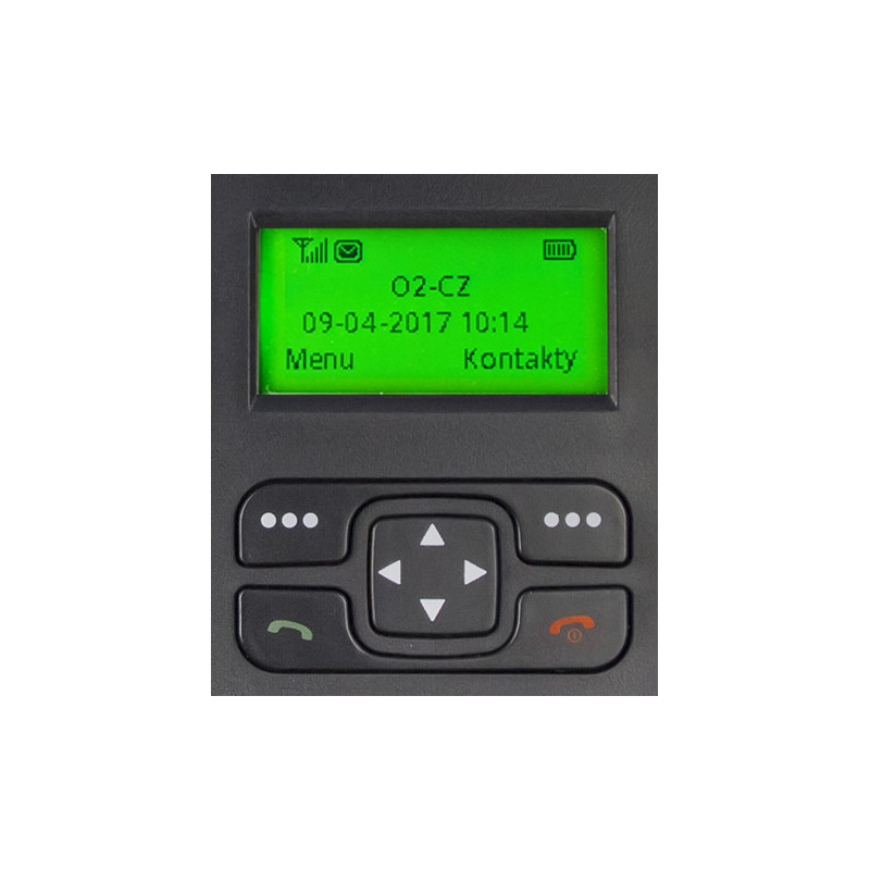 ALIGATOR T100 Stolný telefón na simkartu Black