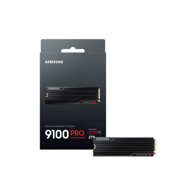 Samsung 9100 PRO/2TB/SSD/M.2 NVMe/Čierna/Heatsink/5R