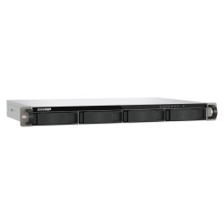 QNAP TS-433eU (4core 2,0 GHz, NPU / 4GB RAM / 4x SATA / 2x 2,5GbE / 2x USB 3.2 / malá hĺbka)