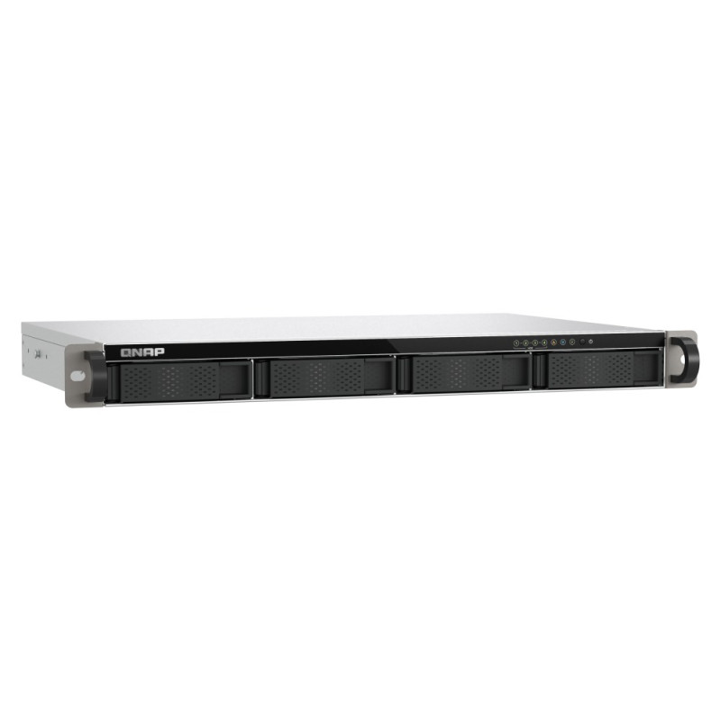QNAP TS-433eU (4core 2,0 GHz, NPU / 4GB RAM / 4x SATA / 2x 2,5GbE / 2x USB 3.2 / malá hĺbka)