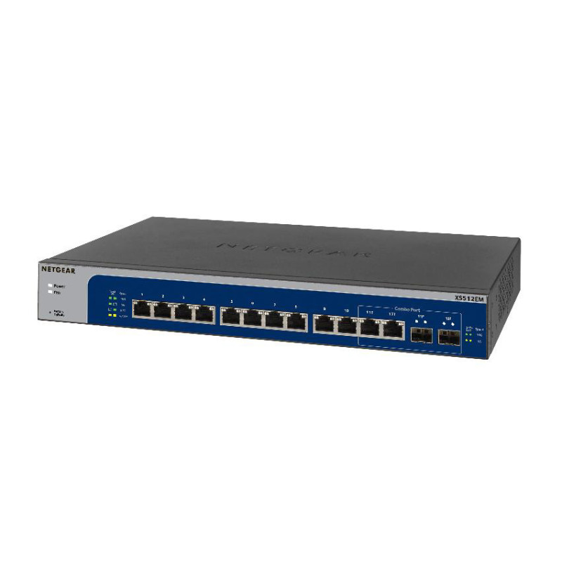 NETGEAR 12PT 10G/MULTI-GIG WEB MANAGED PLUS