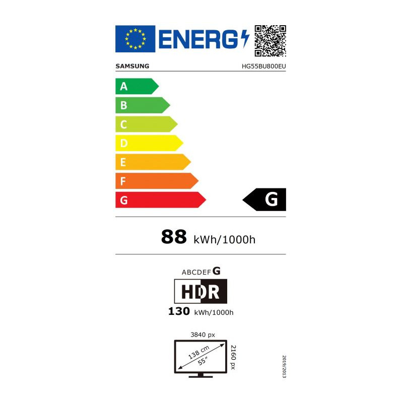 55'' LED-TV Samsung 55BU8000 HTV