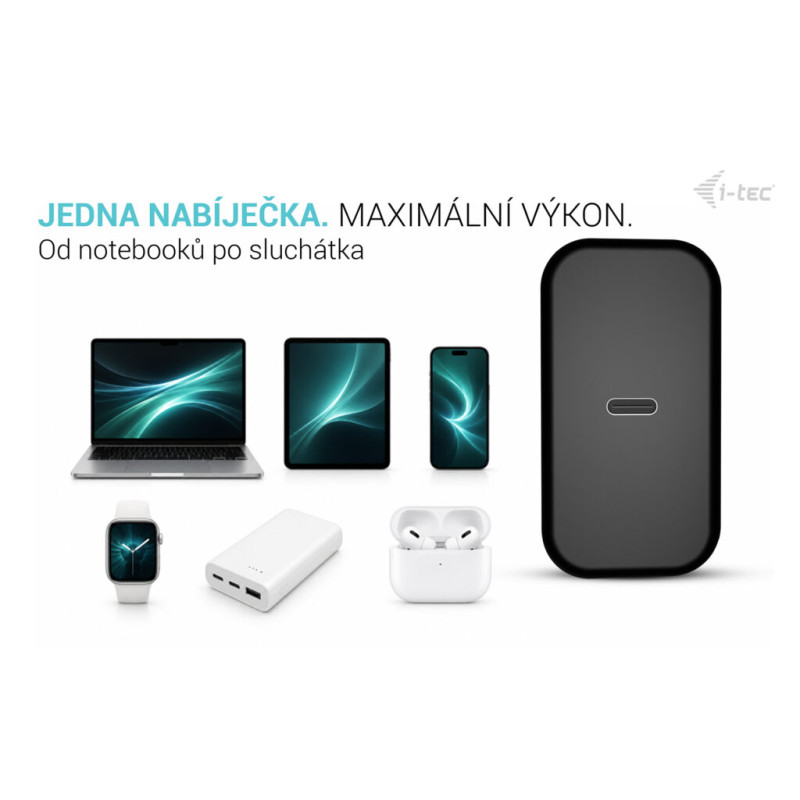 i-tec 100W USB-C Power Delivery GaN Charger