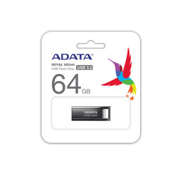 ADATA UR340/64GB/USB 3.2/USB-A/Čierna