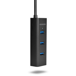 AXAGON HUE-S2BP, 4x USB 3.0 CHARGING húb, vr. AC adaptéra, kábel USB-A 1.2m