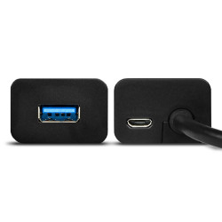 AXAGON HUE-S2BP, 4x USB 3.0 CHARGING húb, vr. AC adaptéra, kábel USB-A 1.2m