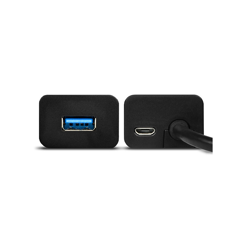 AXAGON HUE-S2BP, 4x USB 3.0 CHARGING húb, vr. AC adaptéra, kábel USB-A 1.2m