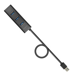 AXAGON HUE-S2BP, 4x USB 3.0 CHARGING húb, vr. AC adaptéra, kábel USB-A 1.2m