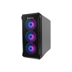 Počítačová skriňa Genesis IRID 503 ARGB V2/Micro Tower/Transpar./Čierna