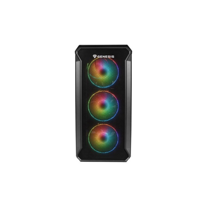 Počítačová skriňa Genesis IRID 503 ARGB V2/Micro Tower/Transpar./Čierna