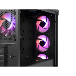 Počítačová skriňa Genesis IRID 503 ARGB V2/Micro Tower/Transpar./Čierna