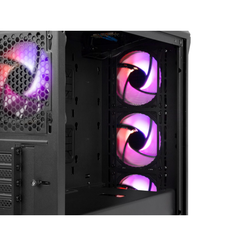 Počítačová skriňa Genesis IRID 503 ARGB V2/Micro Tower/Transpar./Čierna