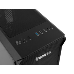Počítačová skriňa Genesis IRID 503 ARGB V2/Micro Tower/Transpar./Čierna