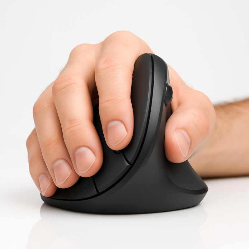 Myš C-TECH VEM-12, vertikálne, Dual mode, USB