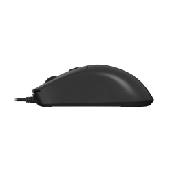 Natec laserová myš HAWK 2/Kancelárska/Laserová/2 400 DPI/Drôtové USB-A/Čierna