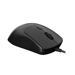 Natec laserová myš HAWK 2/Kancelárska/Laserová/2 400 DPI/Drôtové USB-A/Čierna