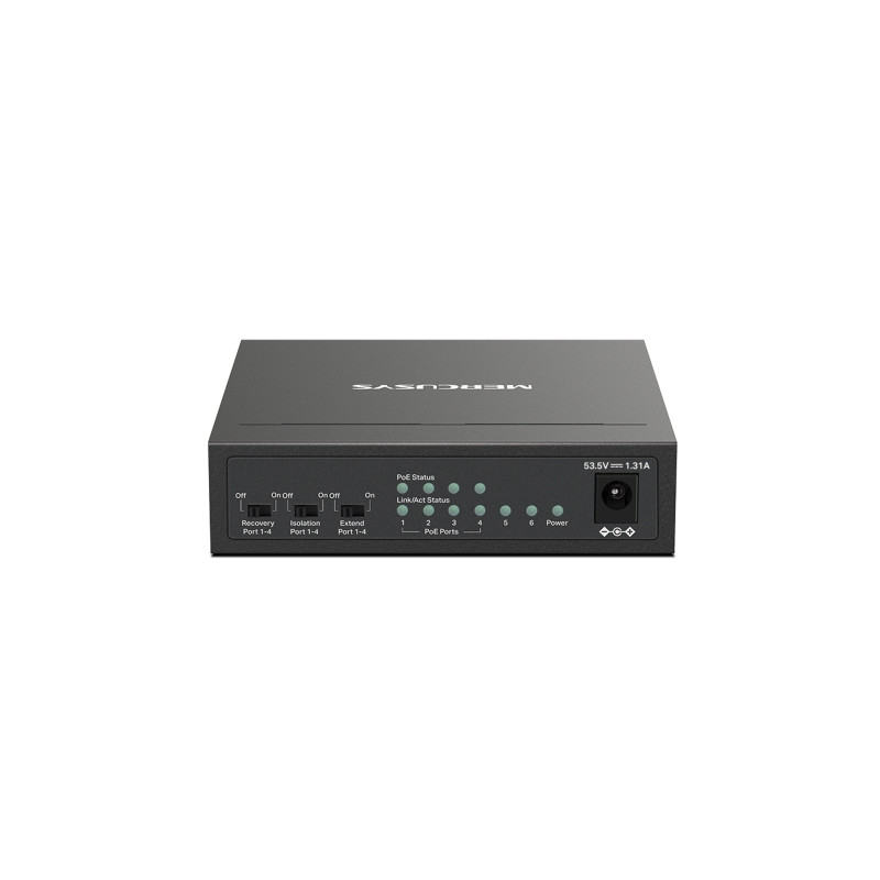 Mercusys MS106GP 6xGb desktop switch 4xPoE+