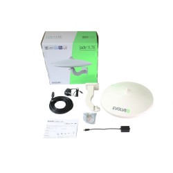EVOLVEO Jade 1, aktívna vonkajšia anténa FM/DAB+/DVB-T2, filter LTE,4G,5G