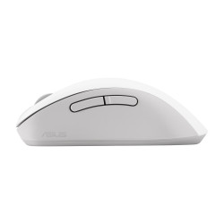 ASUS Wireless Mouse MD102/Kancelárska/Optická/Pre pravákov/1 600 DPI/USB+BT/Biela