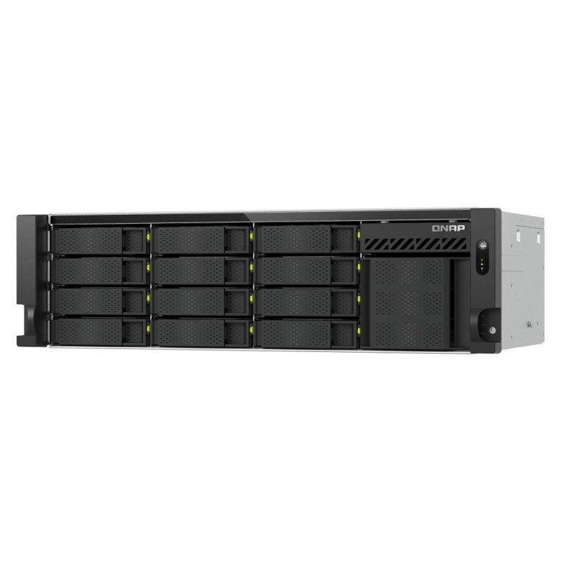 QNAP TS-h1655XeU-RP-8G (8core 2,8 GHz, 8GB RAM, 12x SATA + 4x E1.S/M.2, 2x PCIe, 2x 2,5GbE, 1x 10GbE)