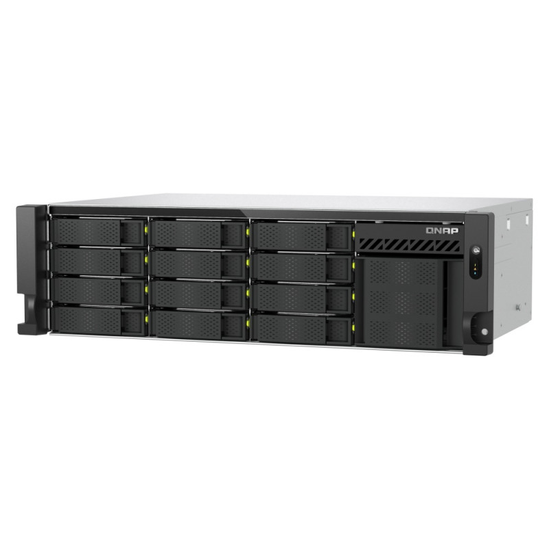 QNAP TS-h1655XeU-RP-8G (8core 2,8 GHz, 8GB RAM, 12x SATA + 4x E1.S/M.2, 2x PCIe, 2x 2,5GbE, 1x 10GbE)