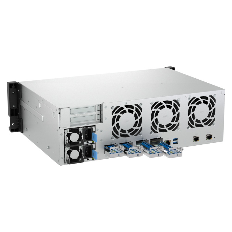 QNAP TS-h1655XeU-RP-8G (8core 2,8 GHz, 8GB RAM, 12x SATA + 4x E1.S/M.2, 2x PCIe, 2x 2,5GbE, 1x 10GbE)