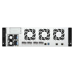 QNAP TS-h1655XeU-RP-8G (8core 2,8 GHz, 8GB RAM, 12x SATA + 4x E1.S/M.2, 2x PCIe, 2x 2,5GbE, 1x 10GbE)