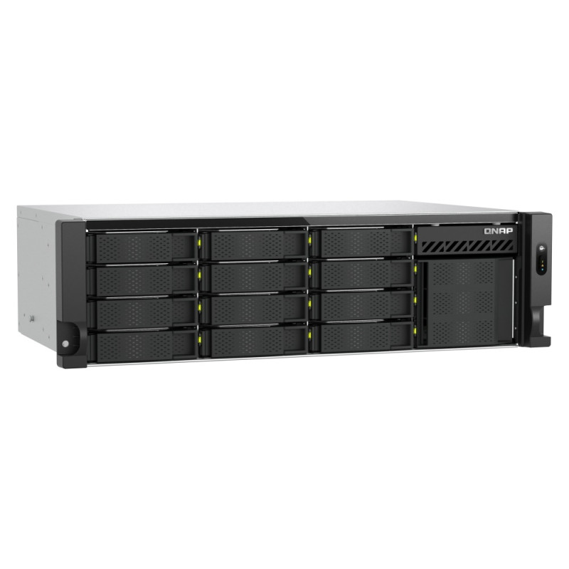 QNAP TS-h1655XeU-RP-8G (8core 2,8 GHz, 8GB RAM, 12x SATA + 4x E1.S/M.2, 2x PCIe, 2x 2,5GbE, 1x 10GbE)