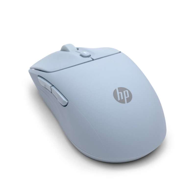 HP 400 Quiet/Kancelárska/Optická/Pre pravákov/1 200 DPI/USB+BT/Modrá