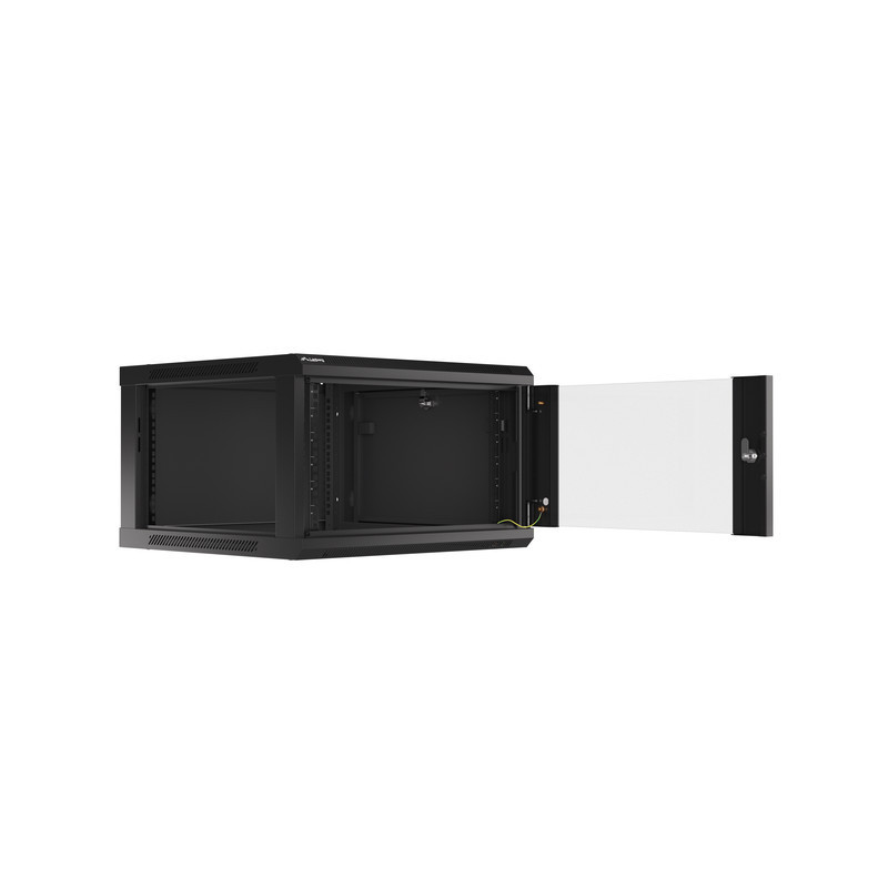 LANBERG 19'' RACKOVÁ SKRIŇA PRO MONTÁŽ NA STENU 6U/600X600 (FLAT PACK) ČIERNA V2