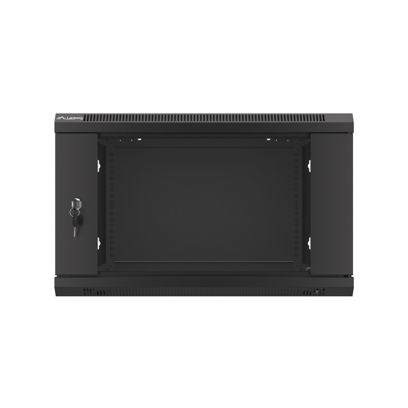 LANBERG 19'' RACKOVÁ SKRIŇA PRO MONTÁŽ NA STENU 6U/600X600 (FLAT PACK) ČIERNA V2
