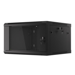 LANBERG 19'' RACKOVÁ SKRIŇA PRO MONTÁŽ NA STENU 6U/600X600 (FLAT PACK) ČIERNA V2