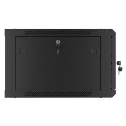 LANBERG 19'' RACKOVÁ SKRIŇA PRO MONTÁŽ NA STENU 6U/600X600 (FLAT PACK) ČIERNA V2