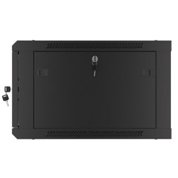 LANBERG 19'' RACKOVÁ SKRIŇA PRO MONTÁŽ NA STENU 6U/600X600 (FLAT PACK) ČIERNA V2