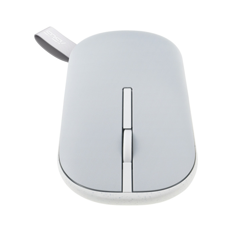ASUS Marshmallow MD100 Lite/Cestovná/Optická/1 600 DPI/USB+BT/Sivá
