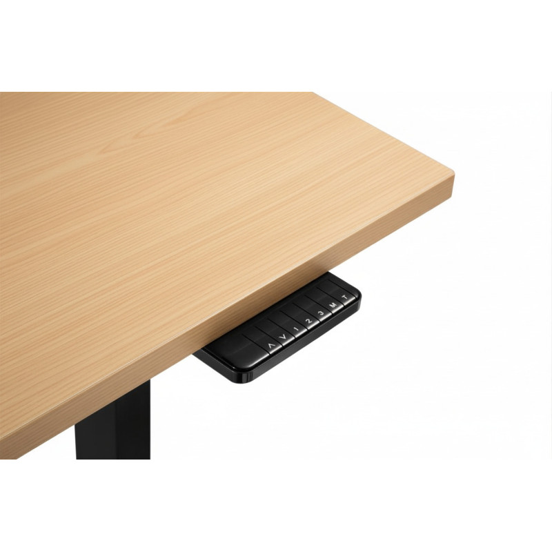Stolová deska BR168BK, 1600 x 800 x 25 mm buk pre výškovo nastaviteľné podnože Brateck