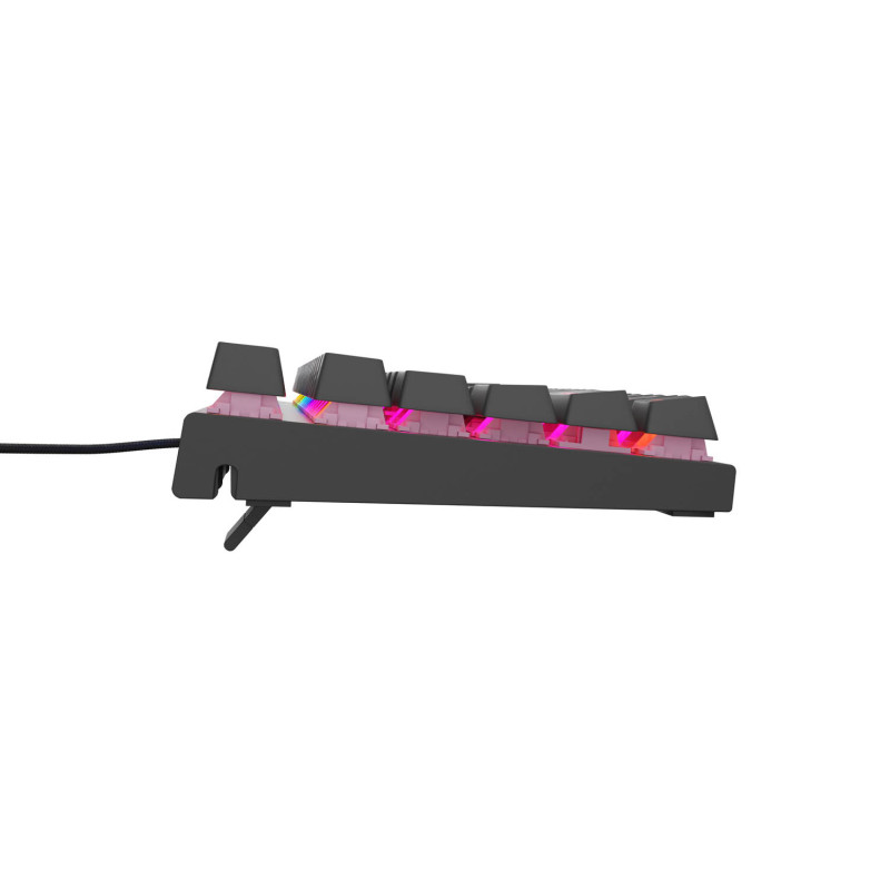 Genesis tichá herná klávesnica THOR 303/TKL/RGB/Outemu Peach/Drôtová USB/ CZ- SK layout/Čierna