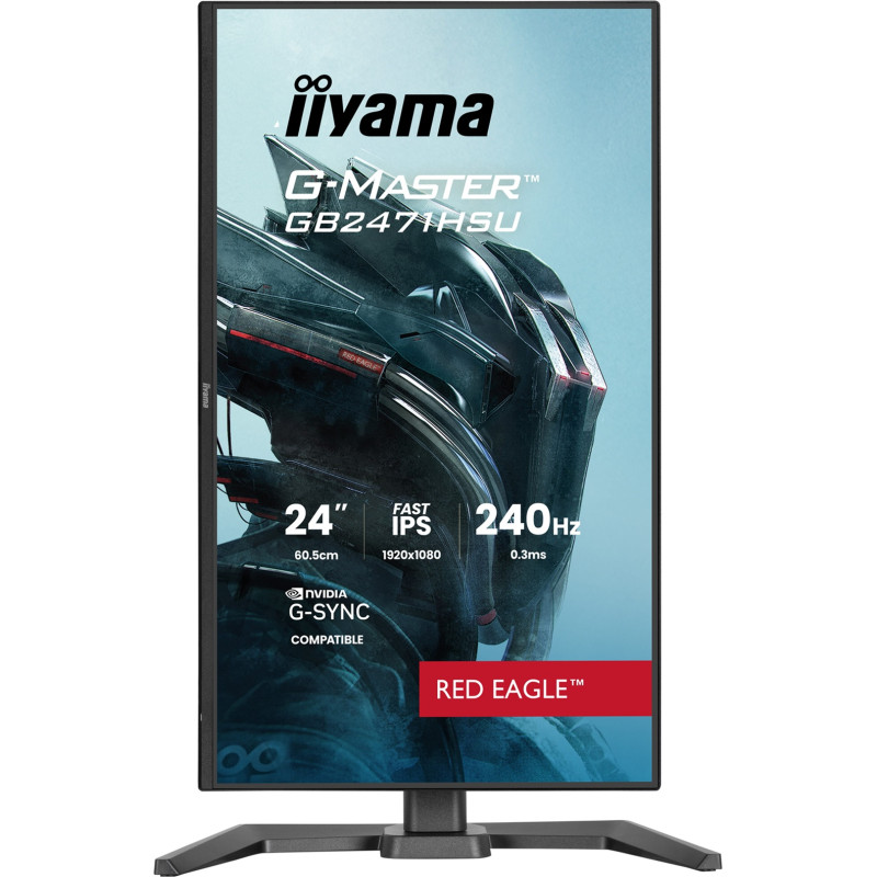 iiyama G-Master/GB2471HSU-B1/23,8''/IPS/FHD/240Hz/0,3ms/Čierna/3R
