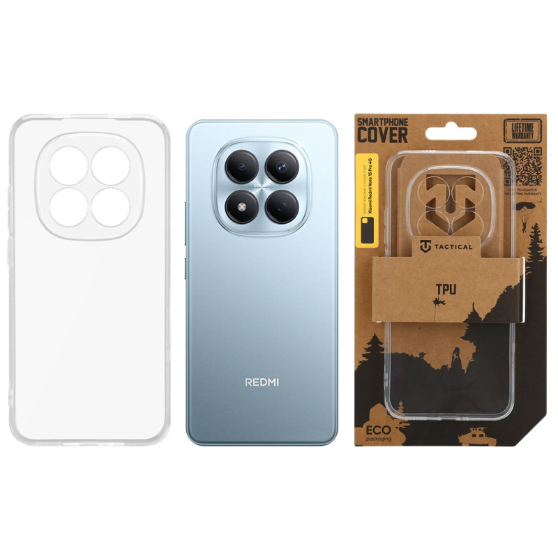Tactical TPU Kryt pre Xiaomi Redmi Note 15 Pre 4G Transparent
